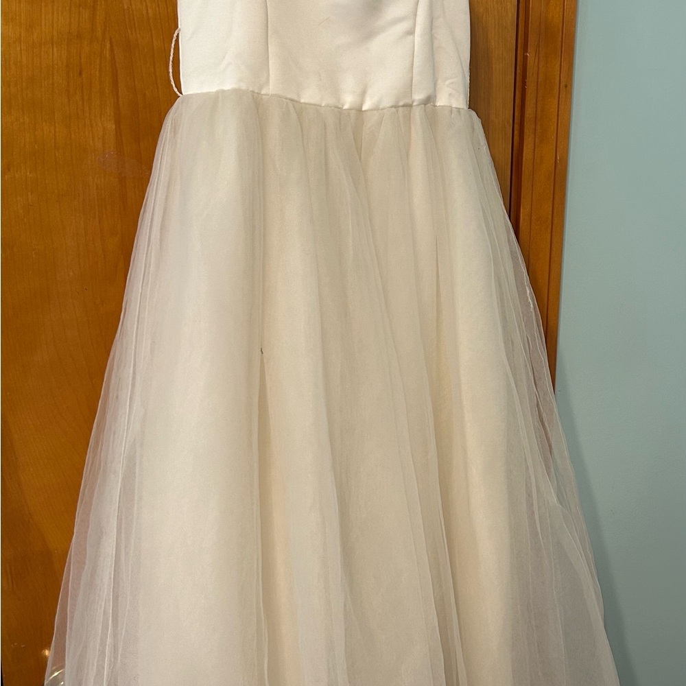 Elegant Cream Kids Dress
